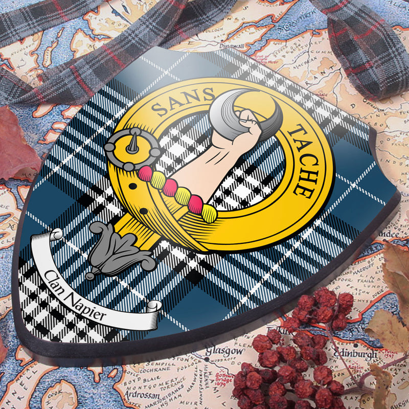 Napier Clan Crest Printed Wall Plaque - Custom Made