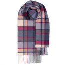Bowhill Standard Tartan Lambswool Scarves displayed in various colors, highlighting the timeless tartan designs ideal for winter fashion.