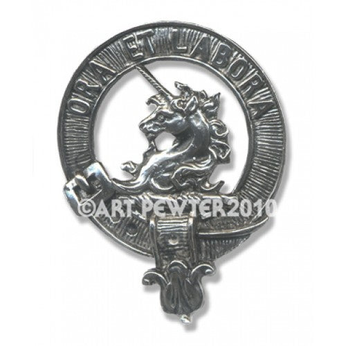 Ramsay Clan Crest Badge in Pewter