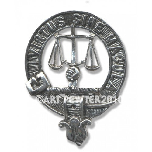 Russell Clan Crest Badge in Pewter