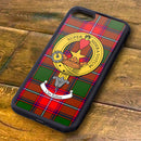 Rattray Tartan and Clan Crest iPhone Rubber Case