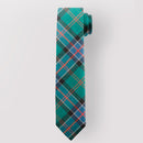 Pure Wool Tie in Sinclair Hunting Ancient Tartan, showcasing its elegant design and traditional craftsmanship, perfect for formal or casual occasions.