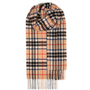 Close-up of Bowhill Standard Tartan Lambswool Scarf revealing intricate tartan design and cozy softness, perfect for winter.