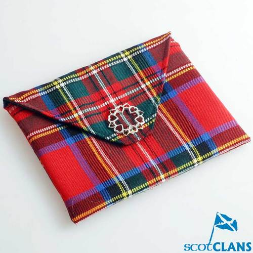 Outlet Tartan Touch Clutch Menzies