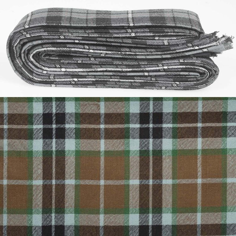 Wool Strip Ribbon in Thomson Hunting Modern Tartan - 5 Strips, Choose Your Width