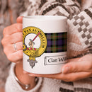 Williamson Clan Crest and Tartan Mug