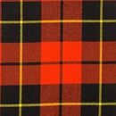 Close-up view of the Heavyweight Tartan Material 16oz Wool 'Strome', highlighting the luxurious worsted wool texture.