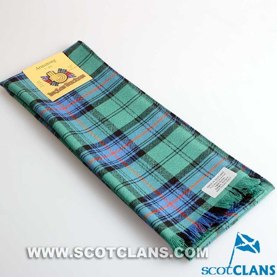 Wool Scarf in Armstrong Ancient Tartan