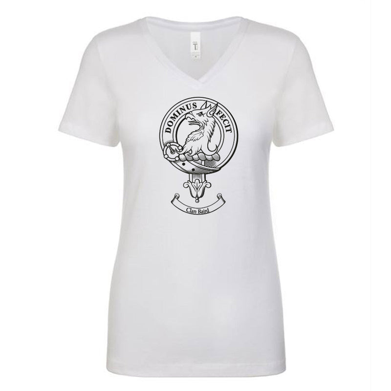 Baird Clan Crest Ladies Ouline T-Shirt