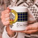 Bannerman Crest and Tartan Mug