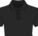 Model wearing the Donald Clan Crest Embroidered Polo, demonstrating its perfect fit and side vents for movement.