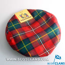 Pure Wool Golf Cap in Boyd Tartan, made from 100% new wool, perfect for golf, shooting, or everyday wear.