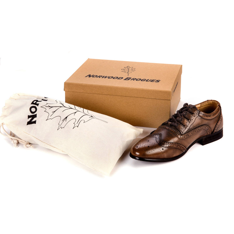 Norwood Brown Ghillie Brogues