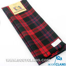 Wool Scarf in Brown Tartan, a lightweight fashion accessory made from 100% pure new wool, perfect for warmer climates and stylish outfits.
