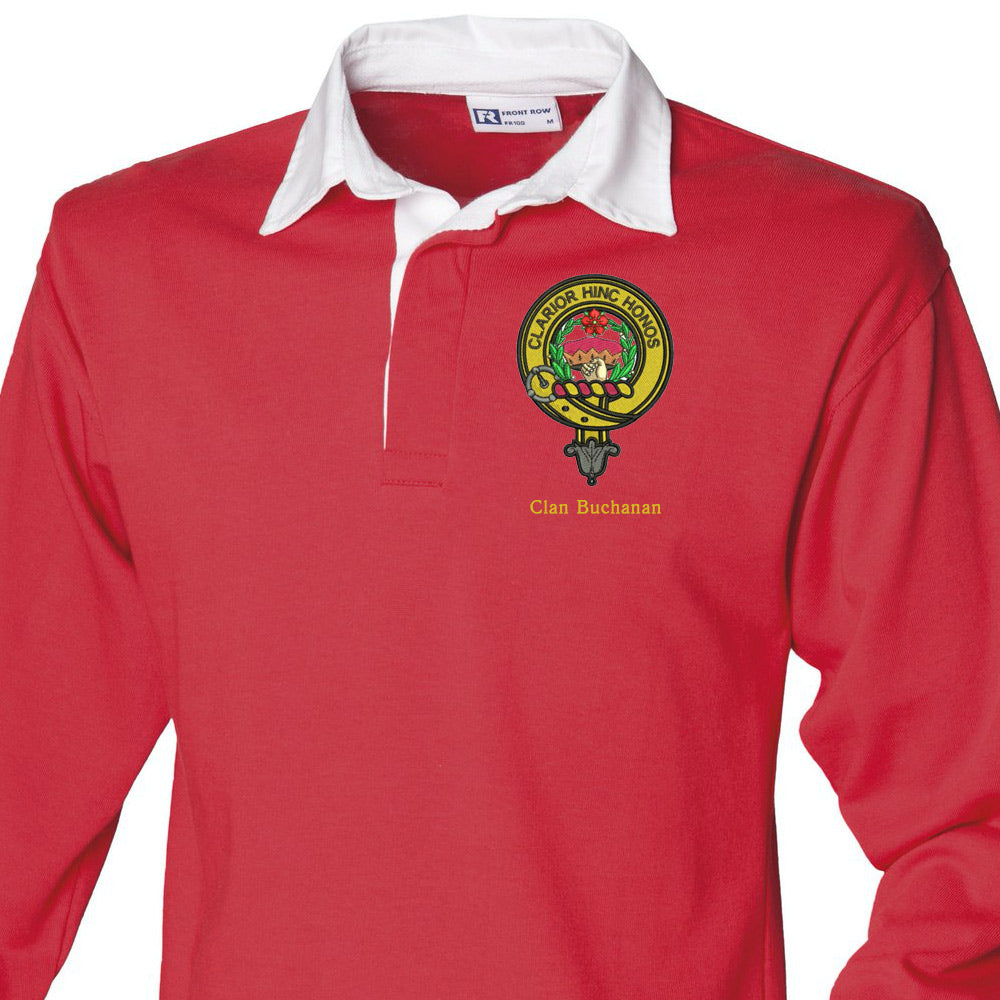 Buchanan Old Sett Tartan Crest T-shirt main image 1