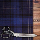 Highland Granite Navy Heavy Weight Tartan per meter