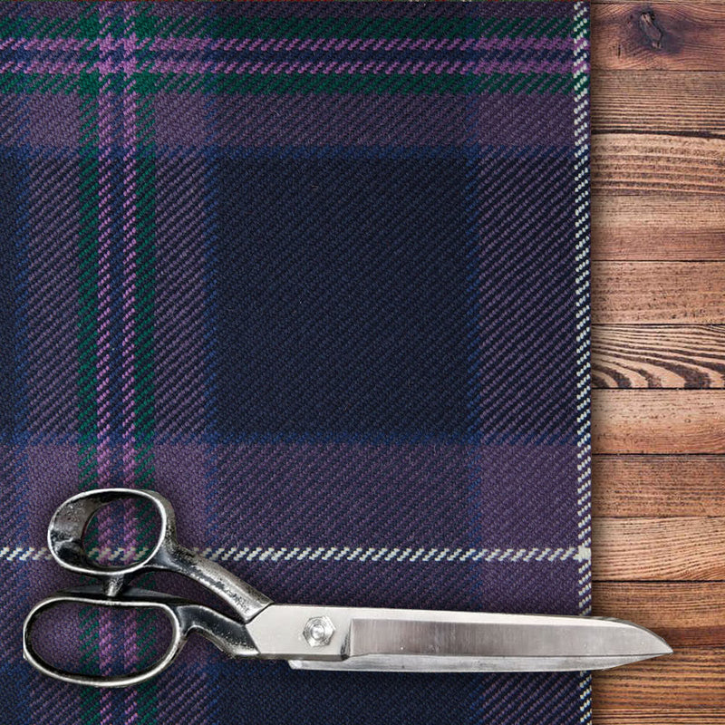 Scottish Heather, Heavy Weight Tartan per meter - Discounted Price