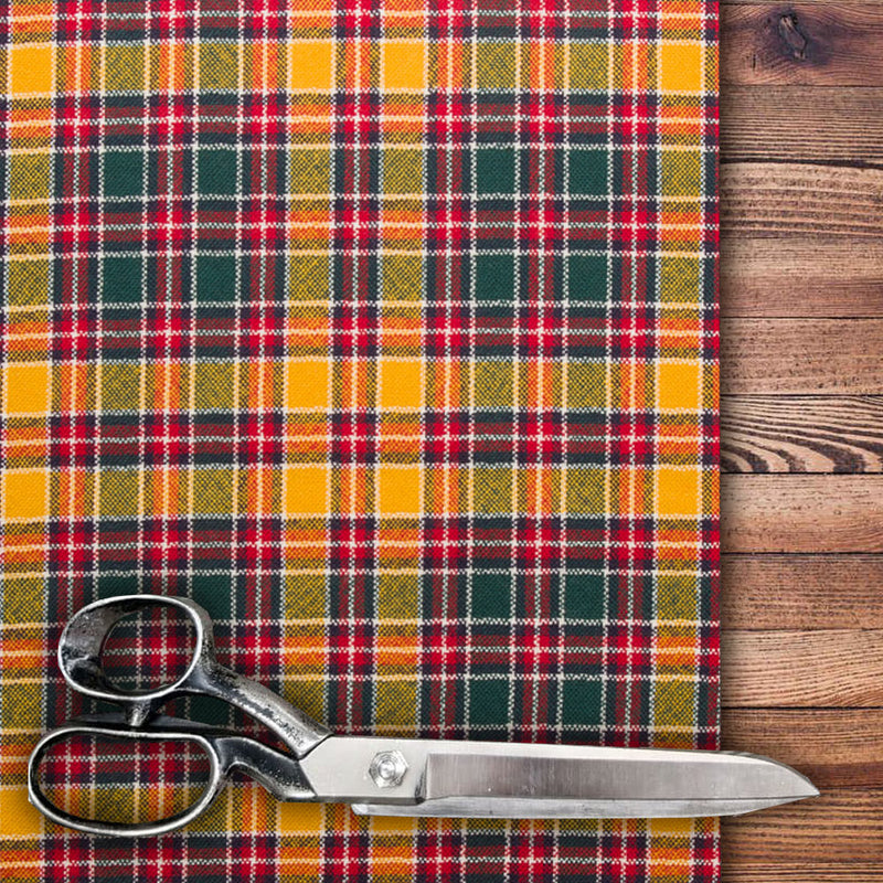 Jacobite Modern Springweight Tartan Material by the meter
