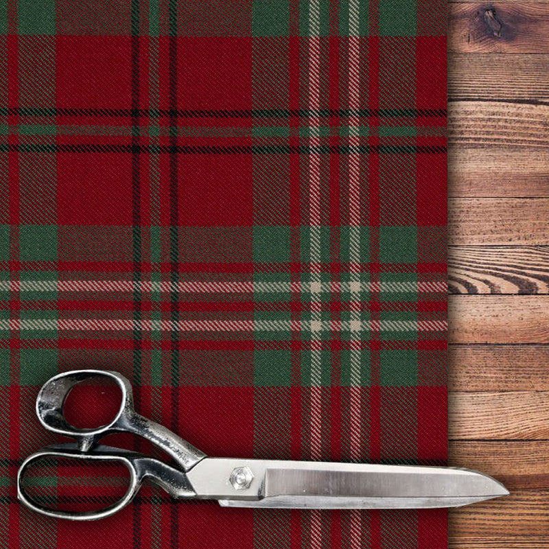 Scott Red Muted  - Old and Rare Tartan  Medium