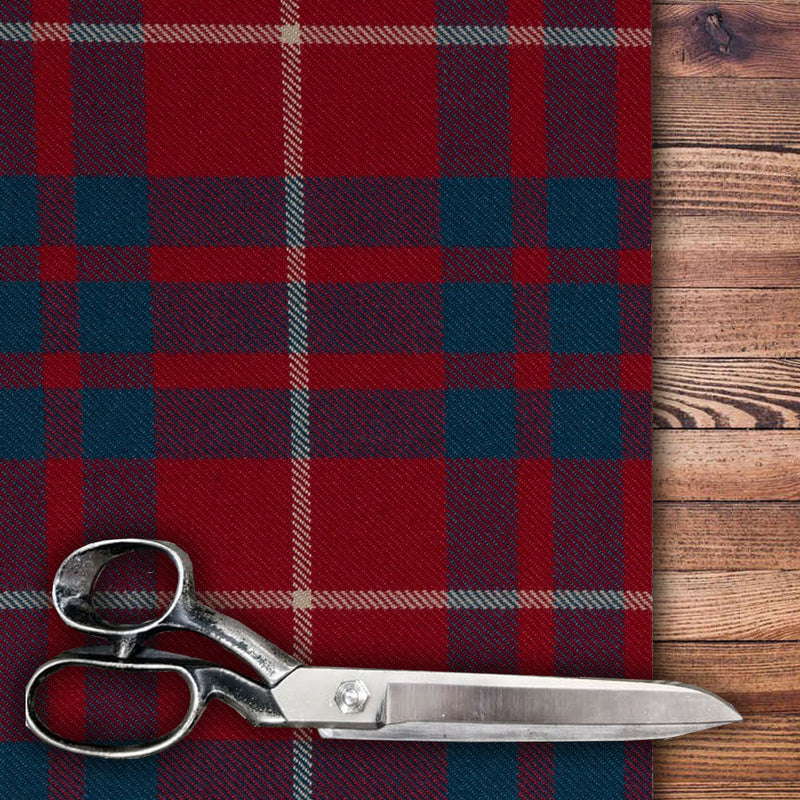 Hamilton Red Muted - Old and Rare Tartan  Medium