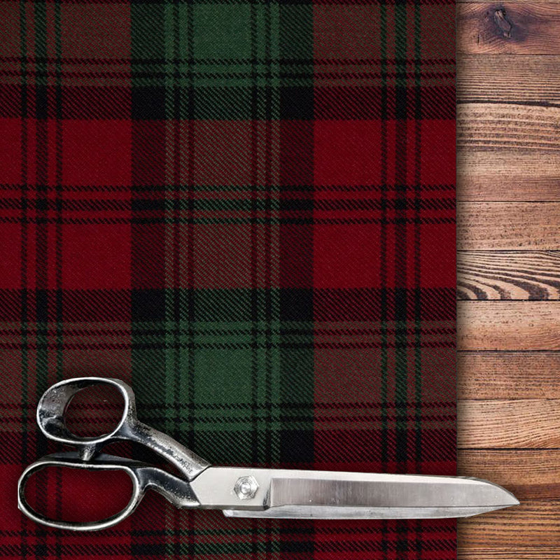 Kerr Red Muted    - Old and Rare Tartan  Medium