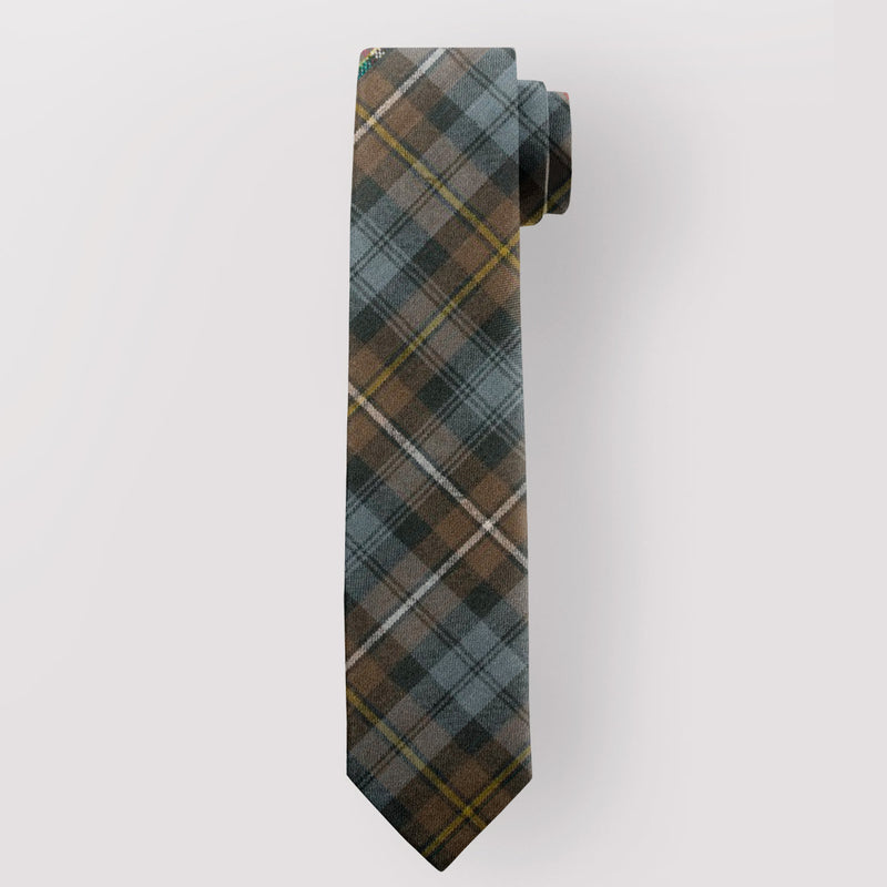 Pure Wool Tie in Campbell or Argyll Weathered Tartan