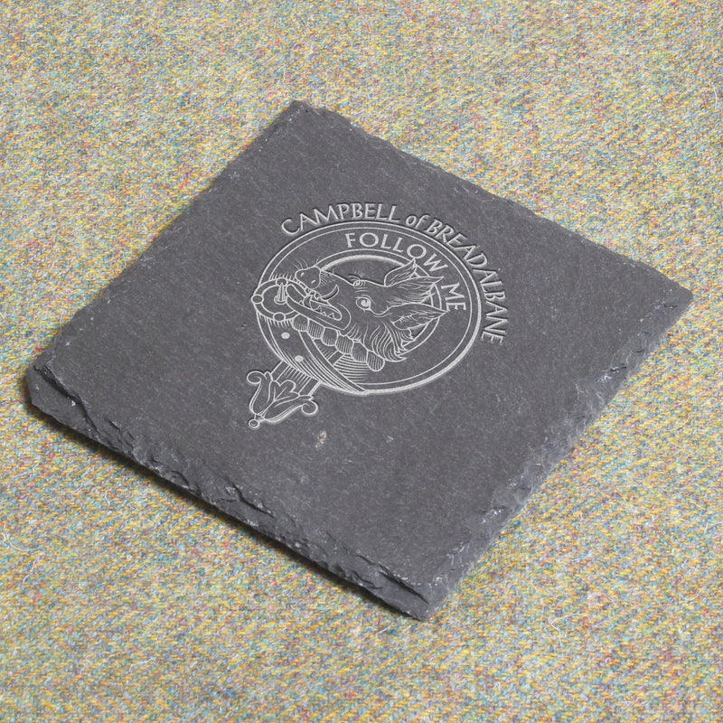 Campbell of Breadalbane Clan Crest Slate Coaster