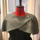 Reversible Crossover Capelet styled with rich tweed, perfect for versatile fashion from The Kiltmakery.