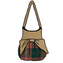 Chisholm Hunting Modern Bag with contrasting colors and 100% Wool Melton construction on display