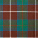 Chisholm Hunting Ancient Heavyweight Hand Stitched Kilt displayed on a mannequin, showcasing traditional Scottish craftsmanship with 8 yards of tartan fabric.