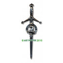 Clan Crest Pewter Kilt Pin with Baird Crest