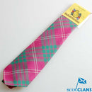Pure Wool Tie in Crawford Ancient Tartan, showcasing a beautifully designed tartan pattern, perfect for any occasion or clan gathering.