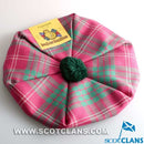 Unisex Wool Tam in Crawford Ancient Tartan - stylish lightweight tartan hat, perfect for keeping warm while looking trendy.
