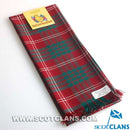 Wool Scarf in Crawford Modern Tartan showcasing its lightweight design and elegant tartan pattern, perfect for fashion and warmer climates.