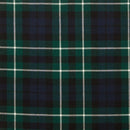Elegant Lightweight Tartan by the meter draped on a mannequin, representing Scottish heritage.