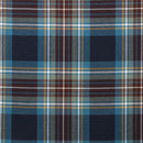 Close-up of Lightweight Tartan by the meter G-L, highlighting the premium quality 100% pure wool texture.