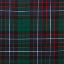 Roll of Lightweight Tartan by the meter G-L displayed on a table, featuring its vibrant design ideal for crafting.