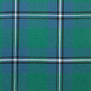 Fashionable outfit made from Lightweight Tartan by the meter G-L, demonstrating its versatility for clothing and accessories.