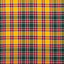 A beautiful arrangement of Lightweight Tartan by the meter G-L against a rustic background, emphasizing Scottish heritage and quality.