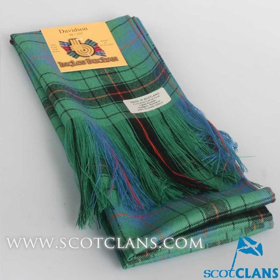 Full Length Sash in Davidson Ancient Tartan