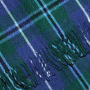 Douglas Modern Tartan Throw Rug by Ingles Buchan, showcasing its premium wool blend and classic tartan pattern, perfect for adding warmth and elegance to your home.