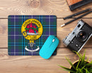 Douglas Clan Crest Mouse Pad showcasing a high-quality design with custom printing, perfect for adding a touch of luxury to your workspace.