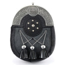 Targe Type 2 Dress Sporran showcasing its elegant three tassel design, perfect for enhancing Highland attire.