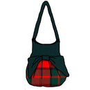 Dunbar Modern Effie Bag shown in a vibrant color with a contrasting bow, crafted from 100% Wool Melton.