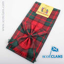 Wool Mini Sash in Dunbar Modern Tartan displayed elegantly, perfect for adding a touch of tartan style to your outfit.