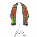 Dunblane District Ancient Old and Rare Stole showcasing beautiful tartan patterns and elegant fringe design, perfect for elevating any outfit with Scottish heritage.