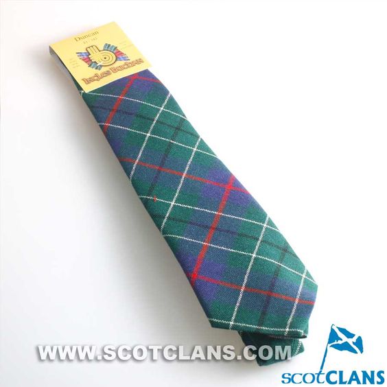 Pure Wool Tie in Duncan Modern Tartan