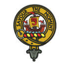 Duncan Clan Crest Embroidered Fleece Jacket showcasing the warm and light fabric with full front zip and two side pockets.