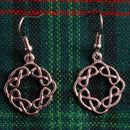 Elegant Fine Knot Earrings by Art Pewter, featuring intricate Celtic knot design, handcrafted quality, and lightweight comfort for any occasion.