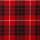 Full view of the Tartan Skull t-shirt styled with jeans, perfect for casual outings or clan gatherings.